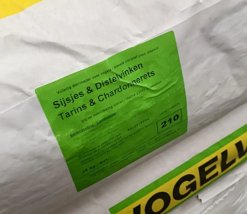 Tarin & Chardonnerets 25kg - Hobbyfarm Hoebregts