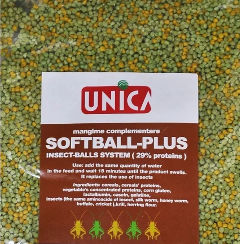 Softball Plus 1kg (alternative aux insectes congelés) 29% Protéines