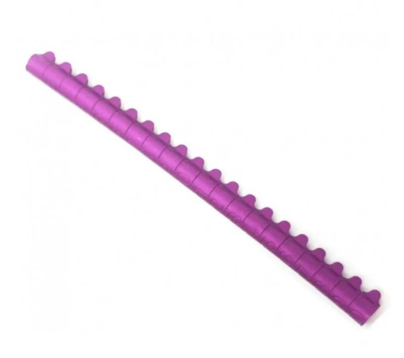 20 anneaux de serrage en aluminium ouverts Couleur : Violet