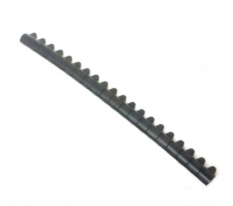 Anneaux de pincement ouverts en aluminium Couleur : Noir ( 20 pièces )