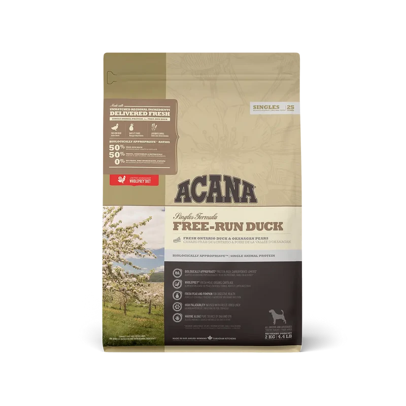 Acana Canine Adult Free Run Duck 2kg dog food