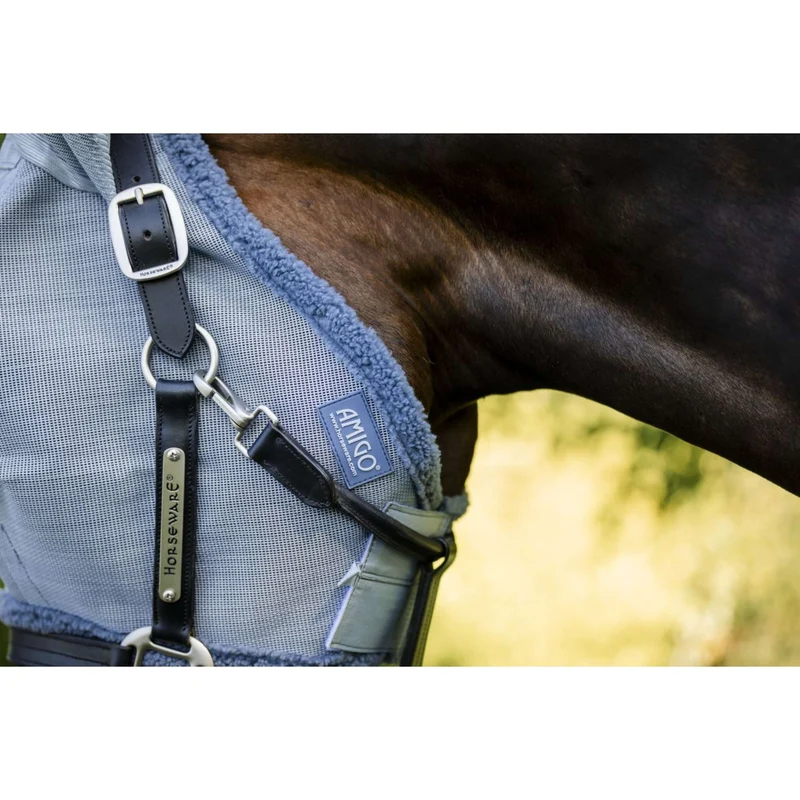 Amigo Masque Anti-Mouches Heather Blue/Blue/Silver