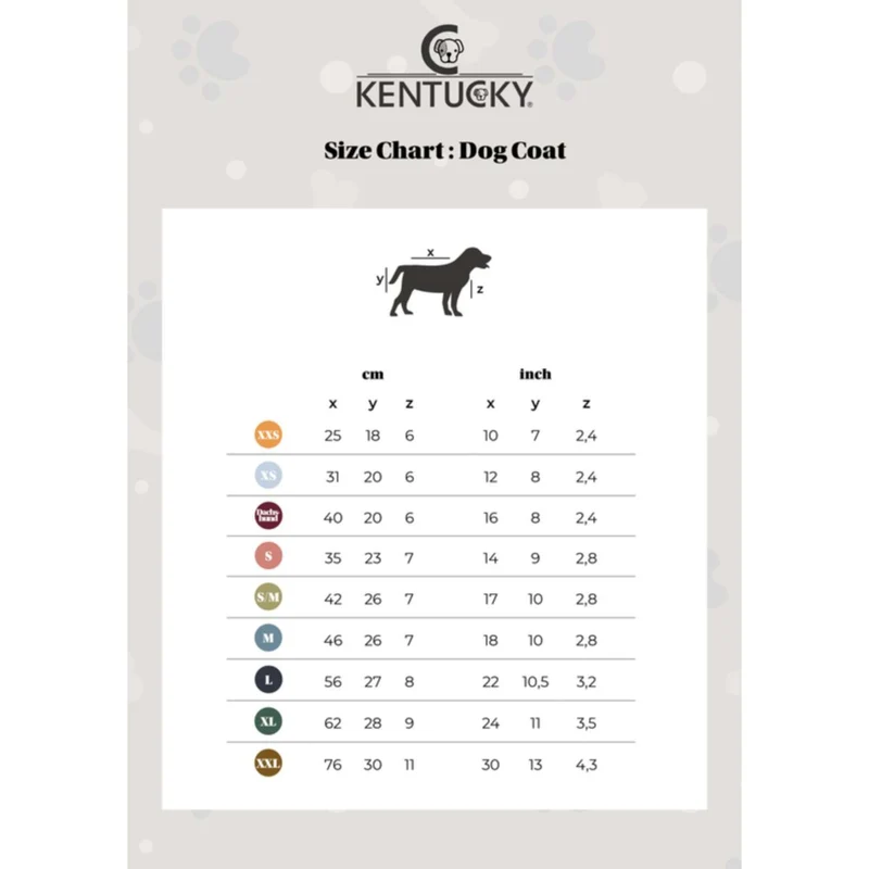 Kentucky Veste pour Chien Original Royal Marron