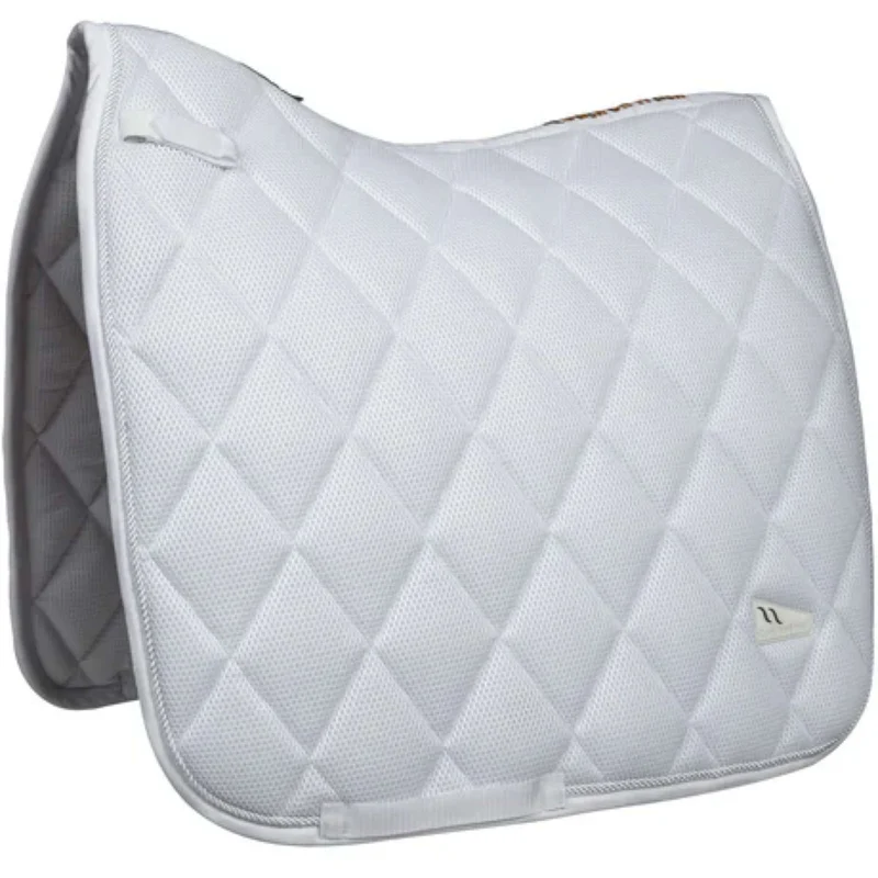 Back on Track Tapis de Selle Airflow Dressage Blanc