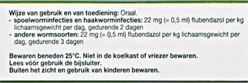 Flubenol KH Injecteur de pâte vermifuge Chien/Chat