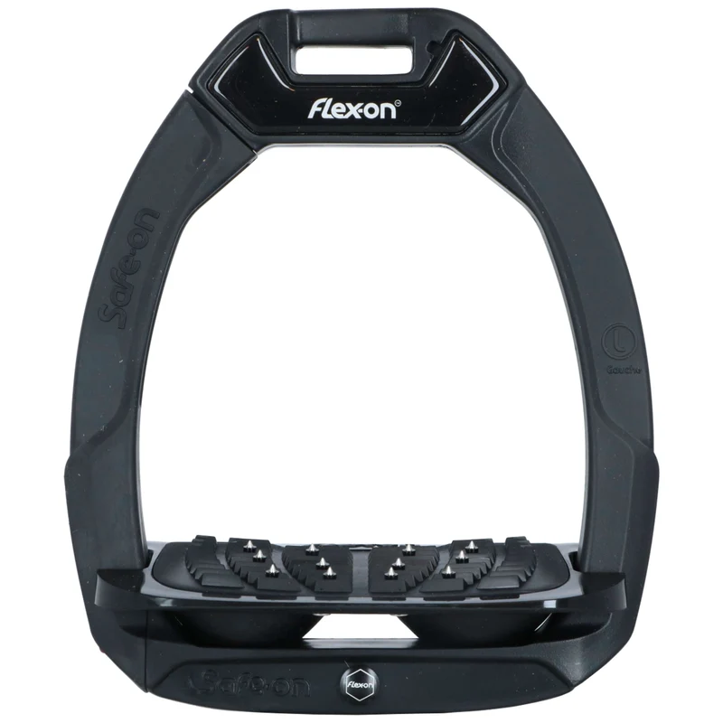 Flex-On Etriers de Sécurité Safe-On Inclined Ultra Grip Noir/Noir/Noir