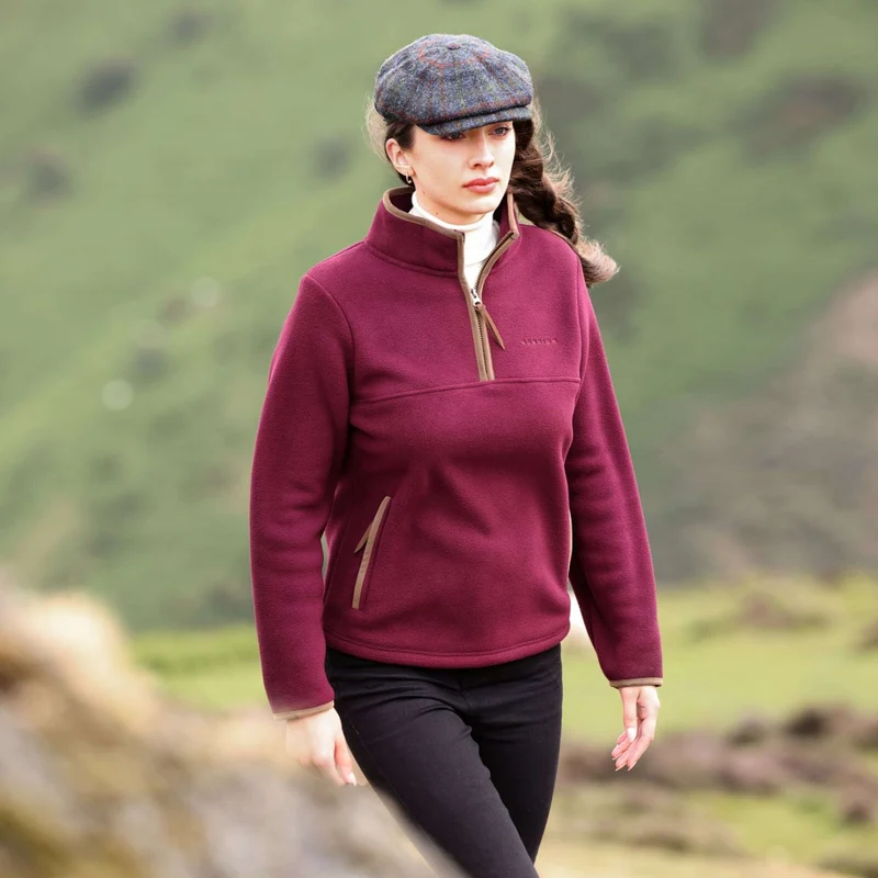 Aubrion by Shires Pull Original Fleece Maroon Red