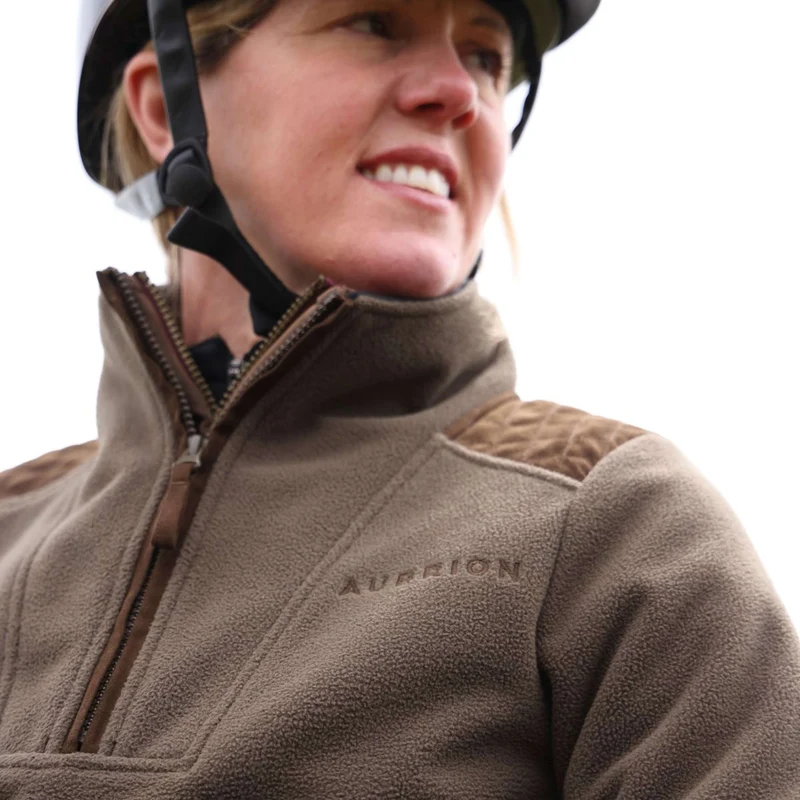 Aubrion by Shires Pull Heritage Fleece Olive foncé