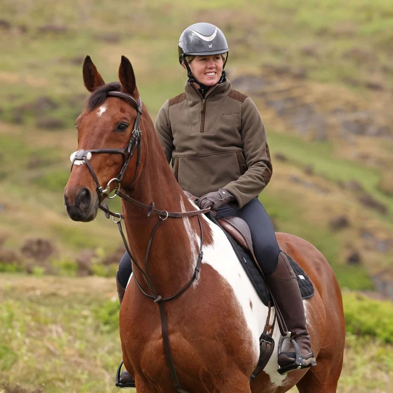 Aubrion by Shires Pull Heritage Fleece Olive foncé