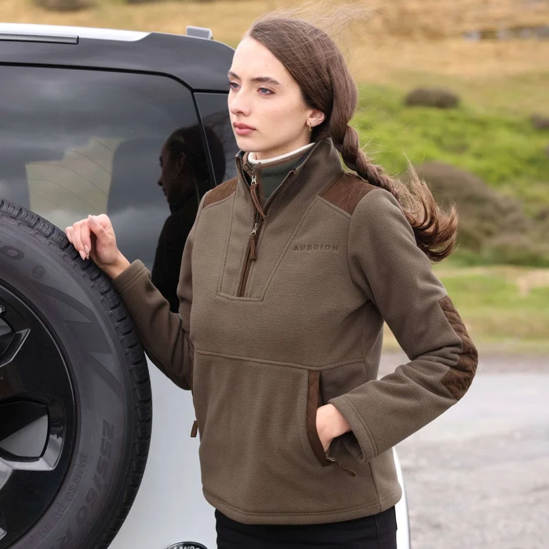 Aubrion by Shires Pull Heritage Fleece Olive foncé