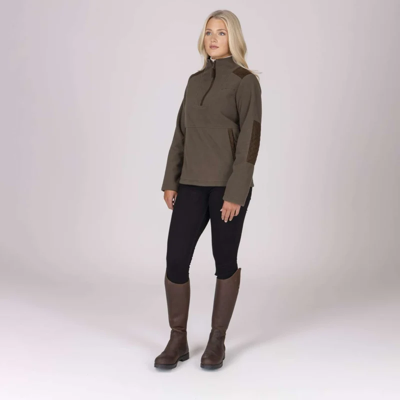 Aubrion by Shires Pull Heritage Fleece Olive foncé