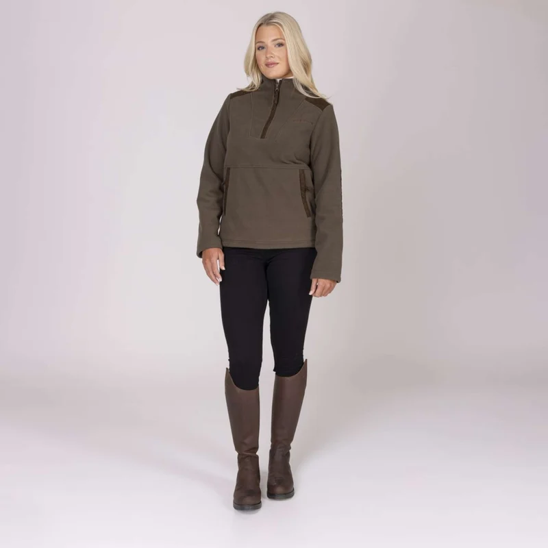 Aubrion by Shires Pull Heritage Fleece Olive foncé