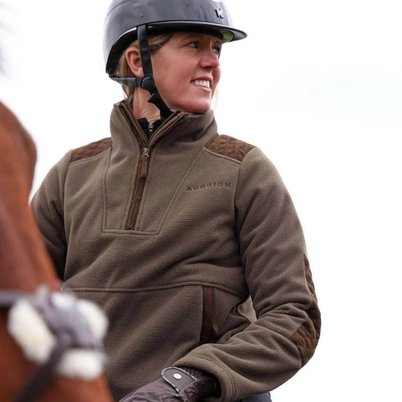 Aubrion by Shires Pull Heritage Fleece Olive foncé