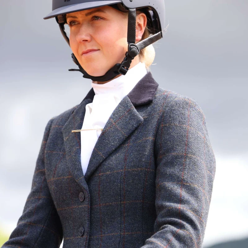 Aubrion by Shires Veste de Concours Saratoga Juniper Navy Check