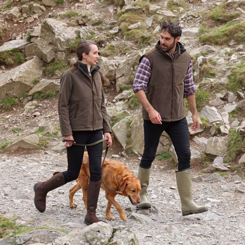 Aubrion by Shires Veste Heritage Fleece Olive foncé