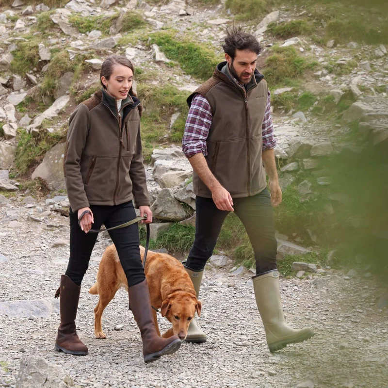 Aubrion by Shires Veste Heritage Fleece Olive foncé