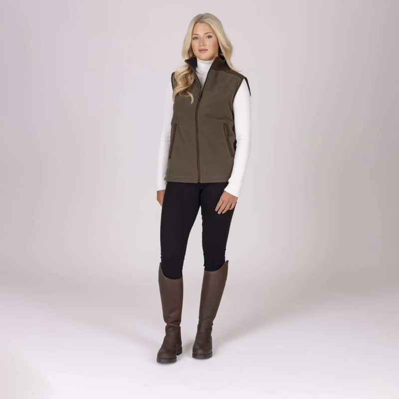 Aubrion by Shires Bodychauffant Heritage Fleece Olive foncé