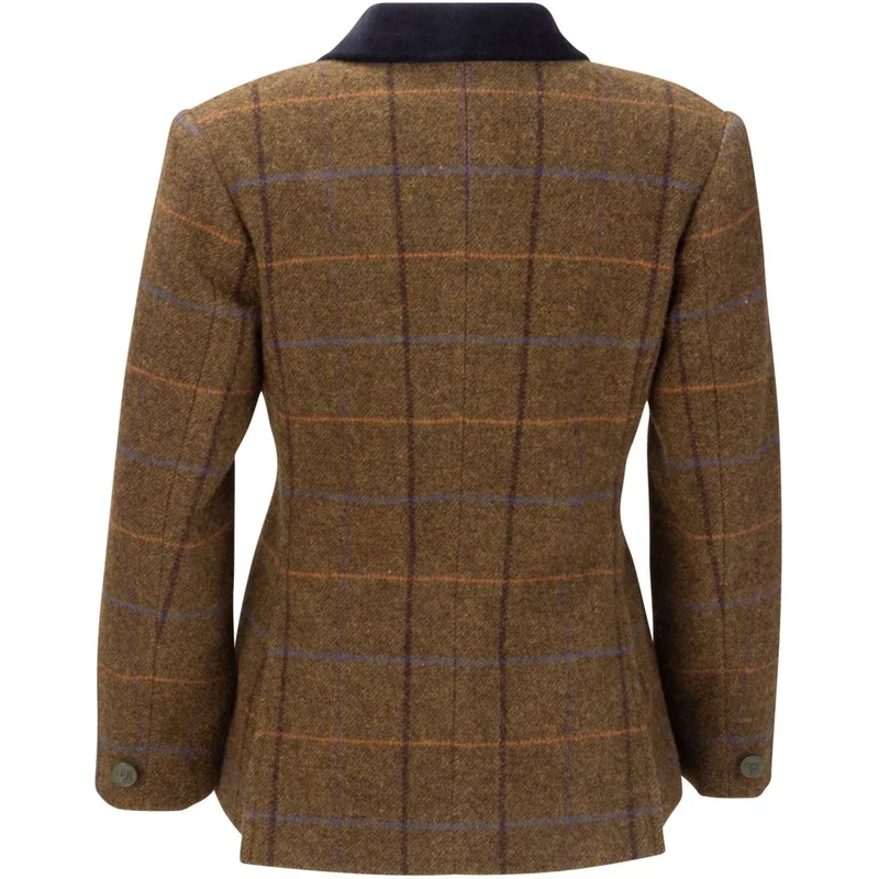 Aubrion by Shires Veste de Concours Saratoga Enfants Chêne Brun Check