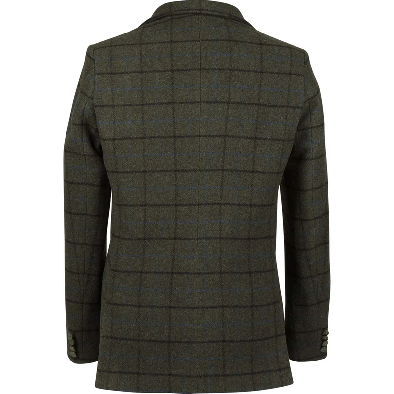 Aubrion by Shires Veste de Concours Saratoga Hommes Vert foncé Check