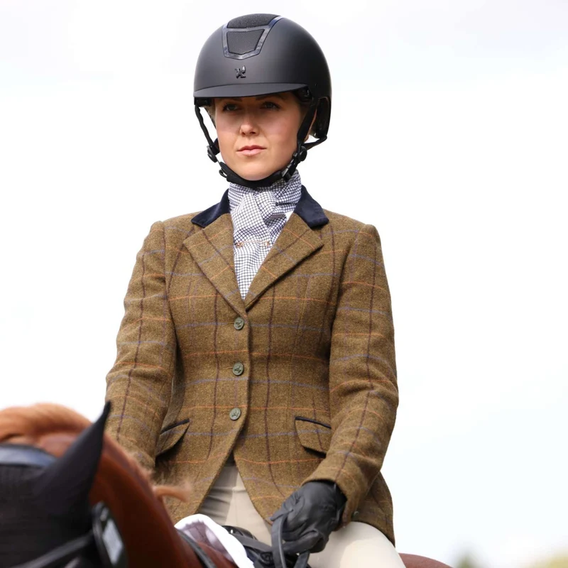 Aubrion by Shires Veste de Concours Saratoga Chêne Brun Check