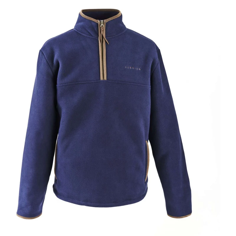 Aubrion by Shires Pull Original Fleece Hommes Marin