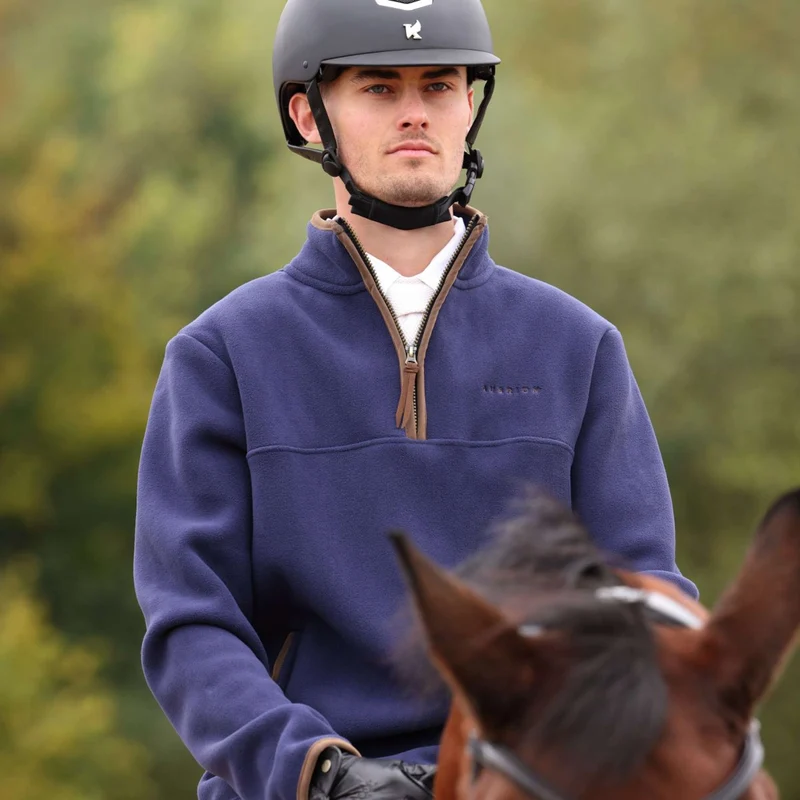 Aubrion by Shires Pull Original Fleece Hommes Marin