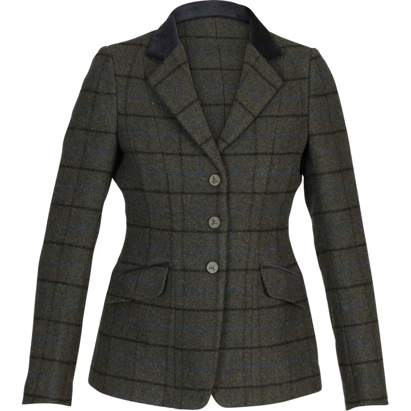 Aubrion by Shires Veste de Concours Saratoga Vert foncé Check