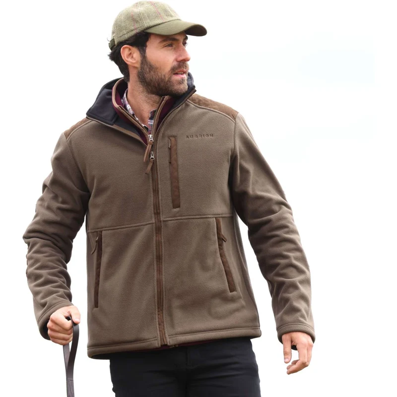 Aubrion by Shires Veste Heritage Fleece Olive foncé