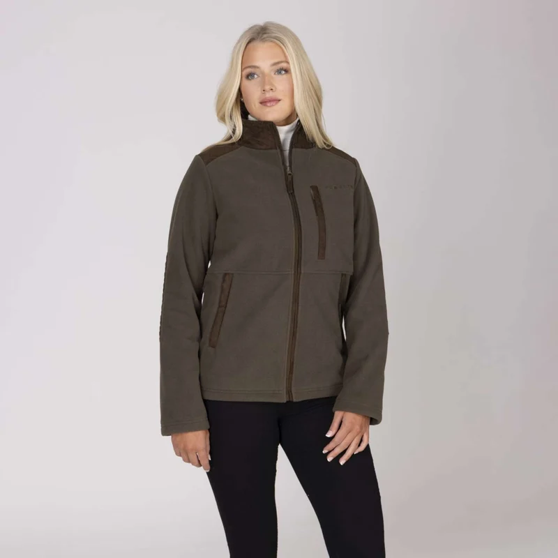 Aubrion by Shires Veste Heritage Fleece Olive foncé