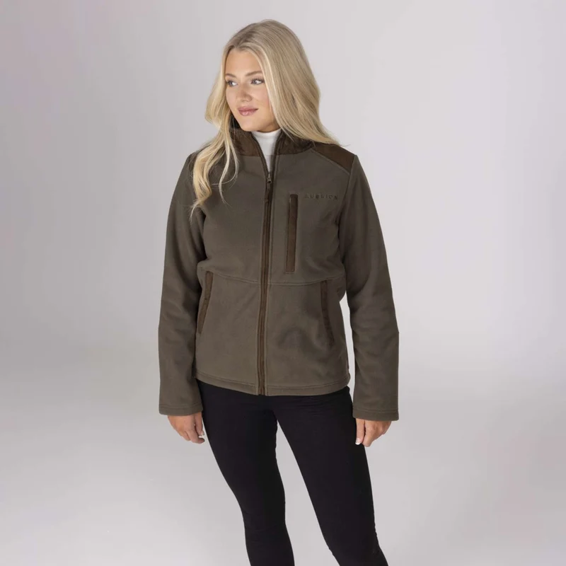 Aubrion by Shires Veste Heritage Fleece Olive foncé