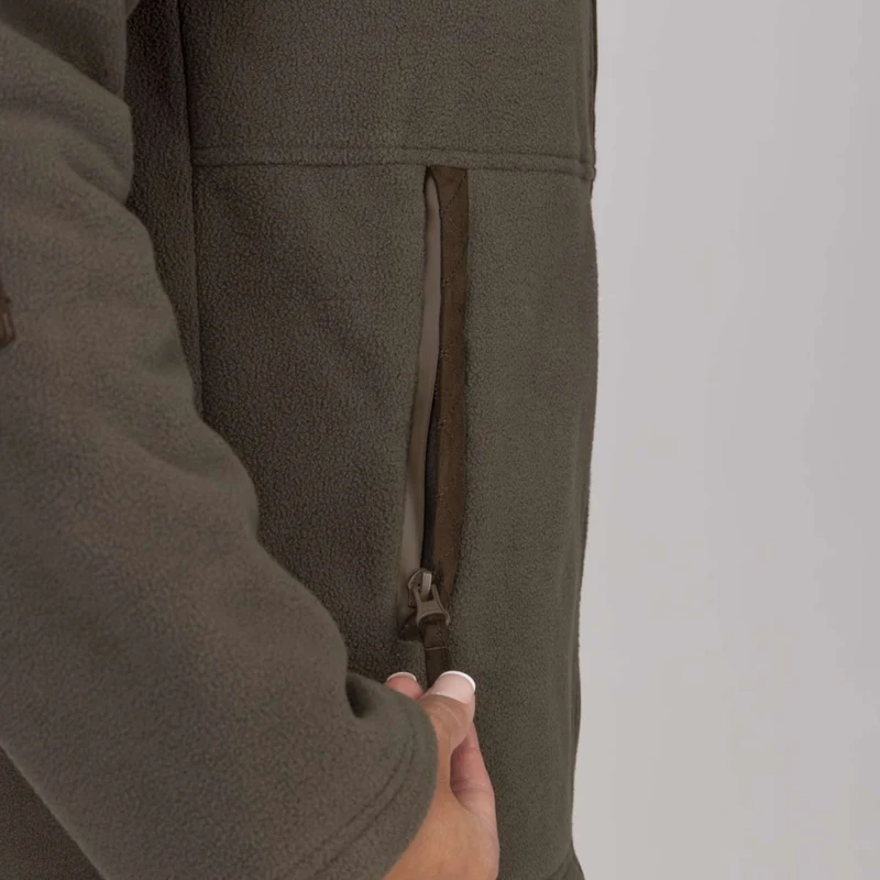 Aubrion by Shires Veste Heritage Fleece Olive foncé
