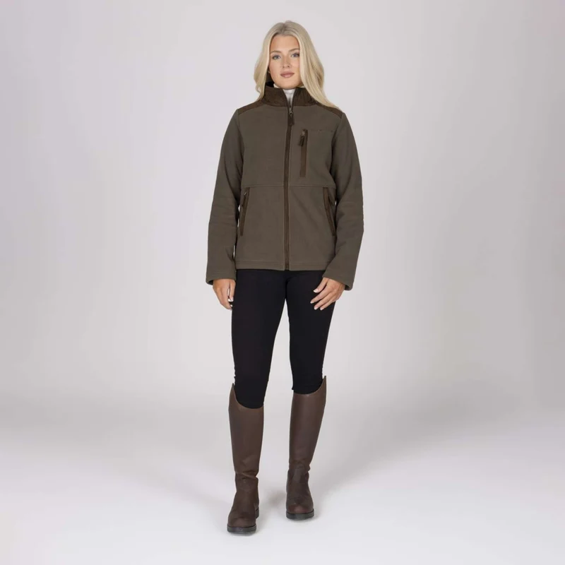 Aubrion by Shires Veste Heritage Fleece Olive foncé