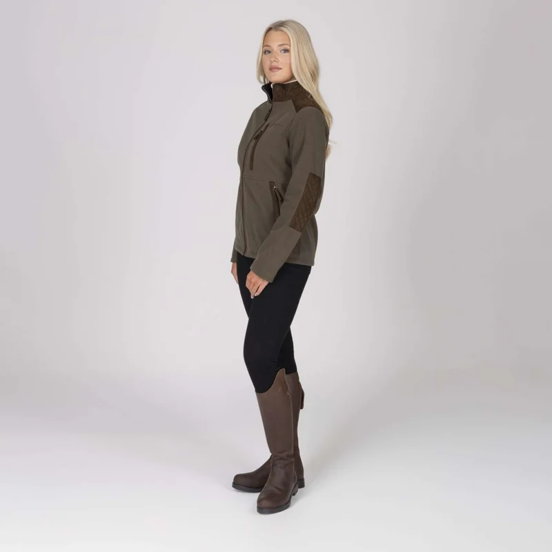 Aubrion by Shires Veste Heritage Fleece Olive foncé