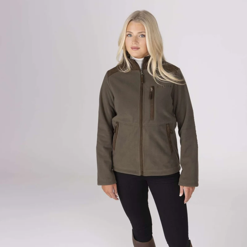 Aubrion by Shires Veste Heritage Fleece Olive foncé