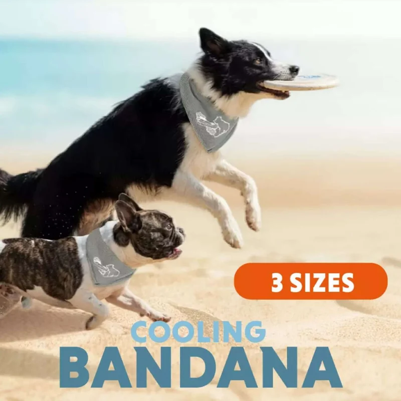 CoolPets Bandana Cooling Beige