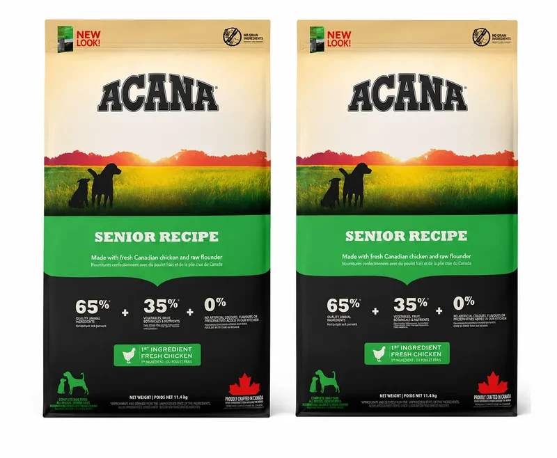Acana Canine Senior 11,4 Kg Dog Food , pack 2