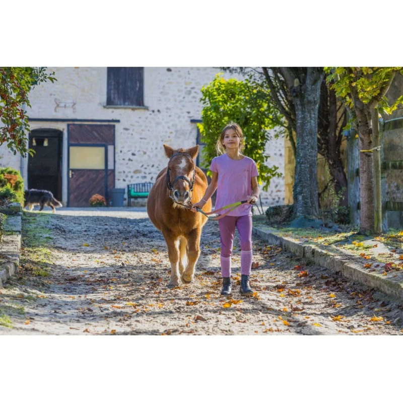 EQUITHÈME T-Shirt Bonnie Kids Violet
