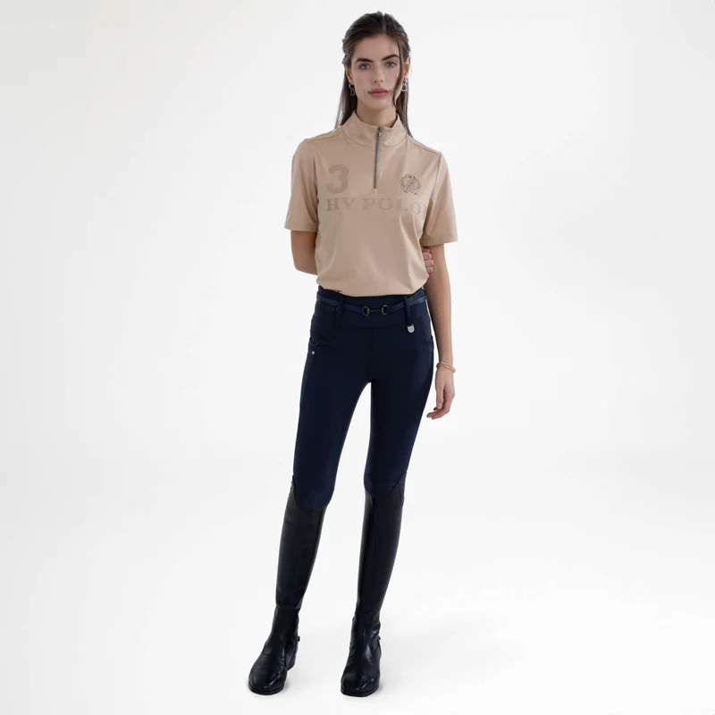 HV Polo Legging d'Ã‰quitation HVPFavourite Full Grip Marin