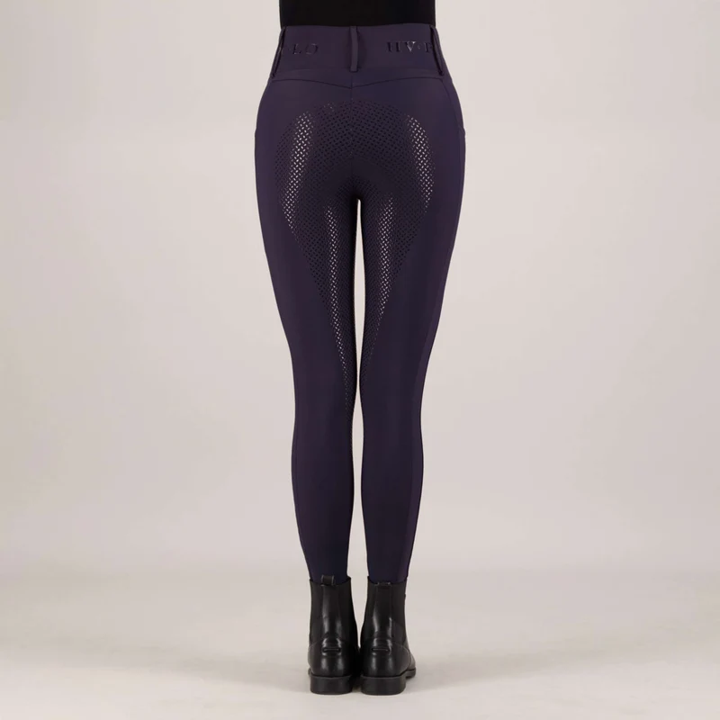 HV Polo Legging d'Ã‰quitation HVPFavourite Full Grip Marin