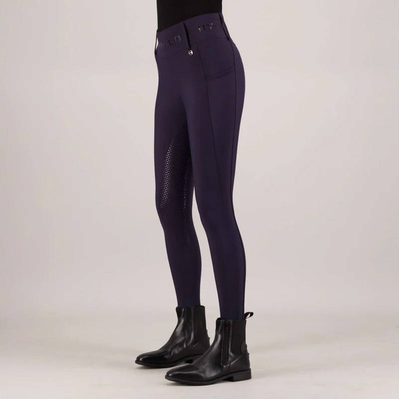 HV Polo Legging d'Ã‰quitation HVPFavourite Full Grip Marin