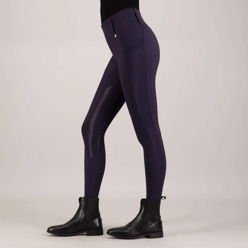 HV Polo Legging d'Ã‰quitation HVPFavourite Full Grip Marin