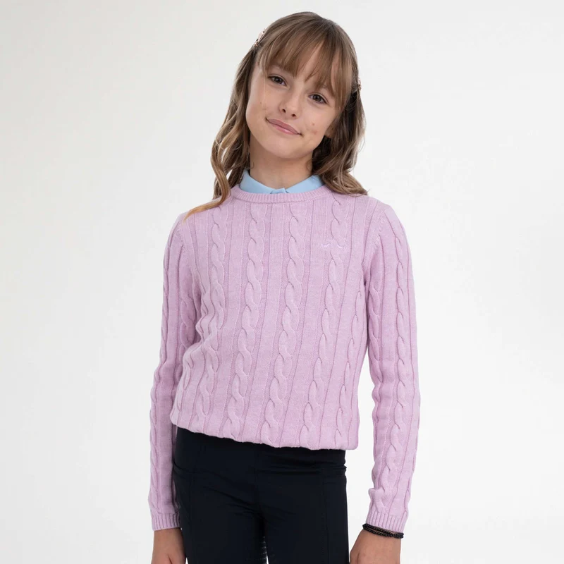 HV Polo Pullover HVPTally Kids Pretty Pink