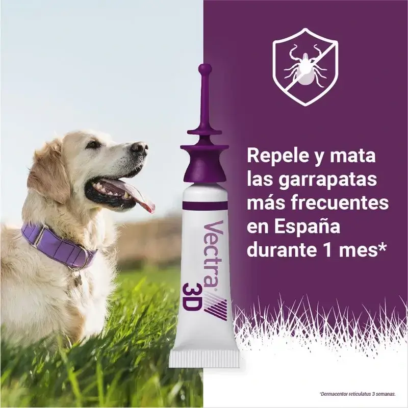 Vectra 3D Dog 1,5-4 Kg, Pack 2 x 3 Pipettes