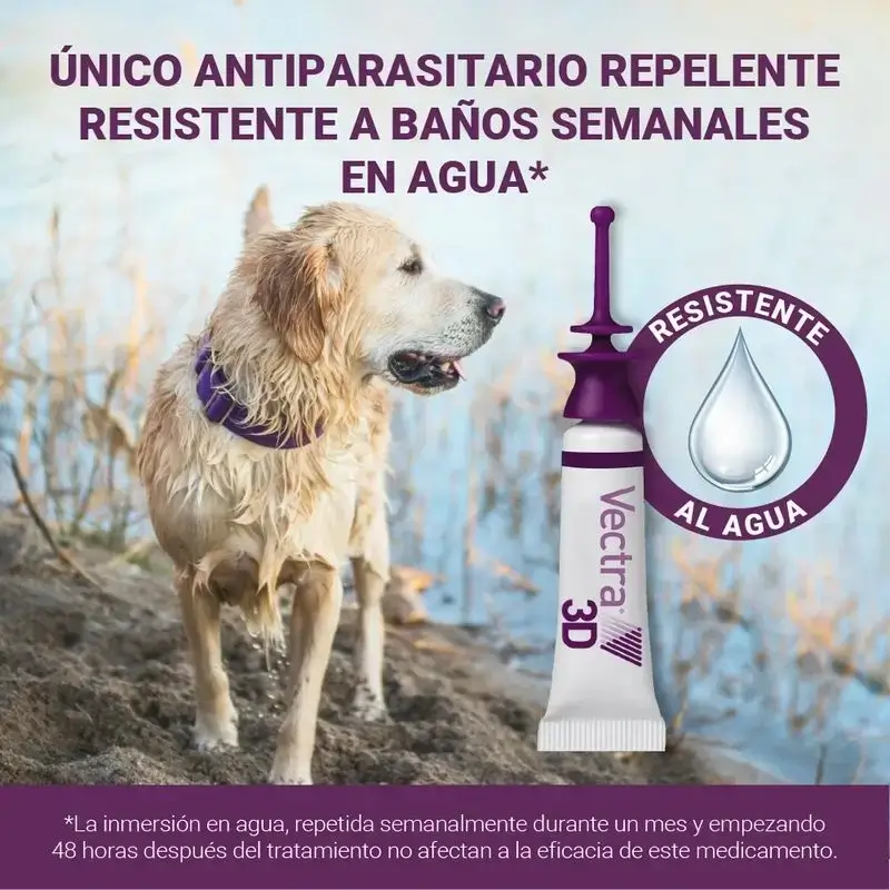 Vectra 3D Dog +40 kg, Pack 2 x 3 Pipettes