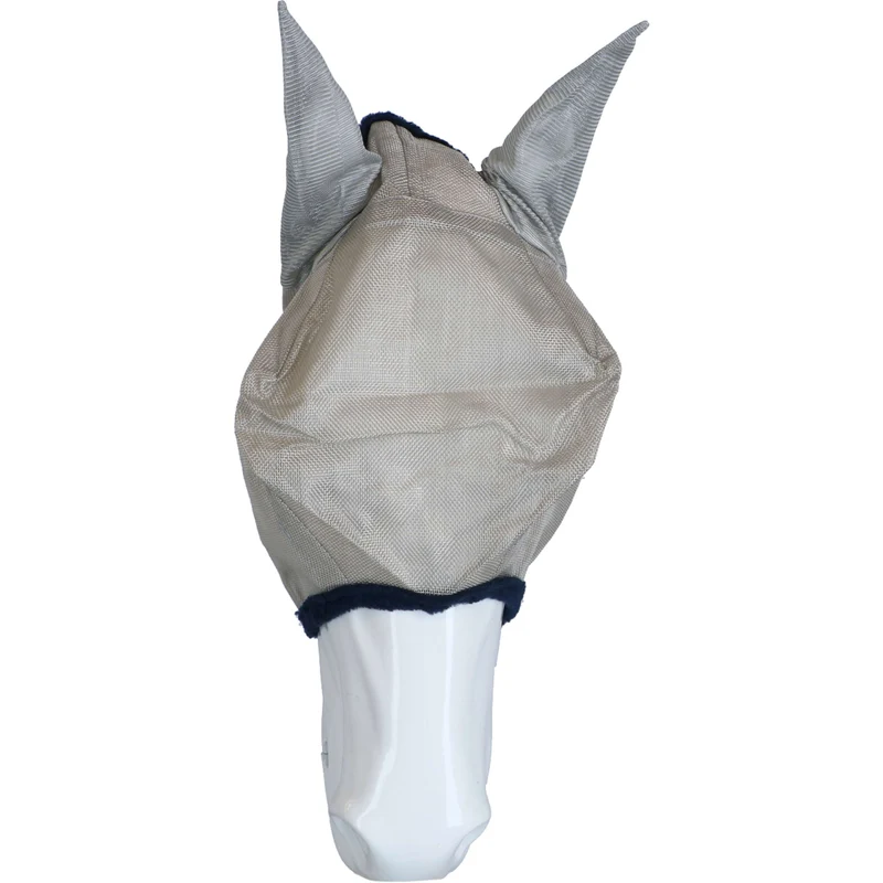 Amigo Fly Mask Argent/Bleu Marine