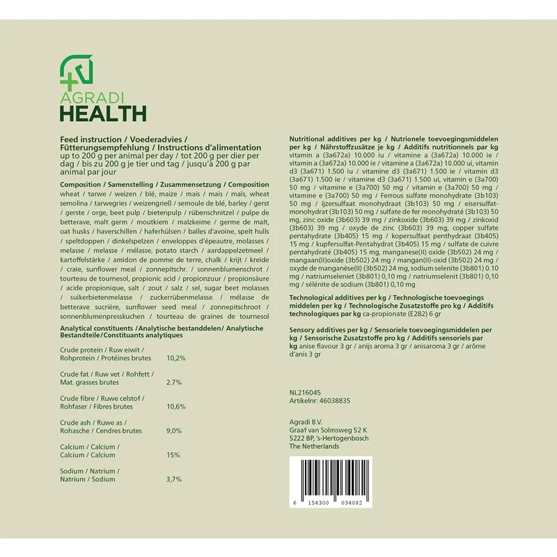 Agradi Health Croquette de Récompense Herbes
