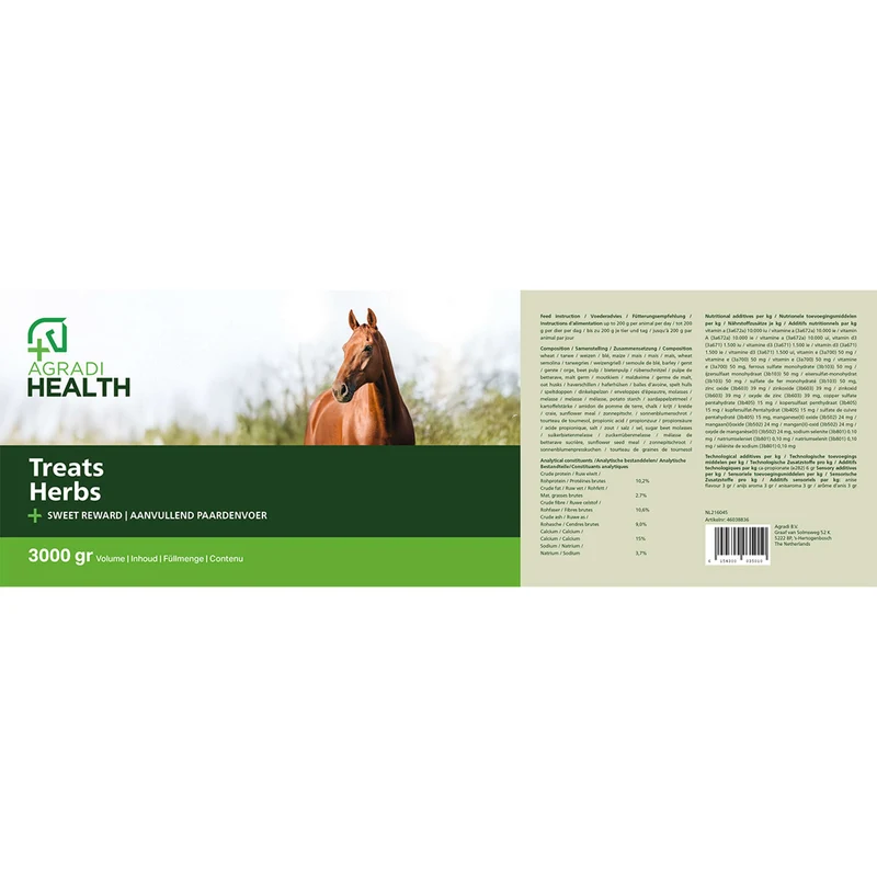 Agradi Health Croquette de Récompense Herbes