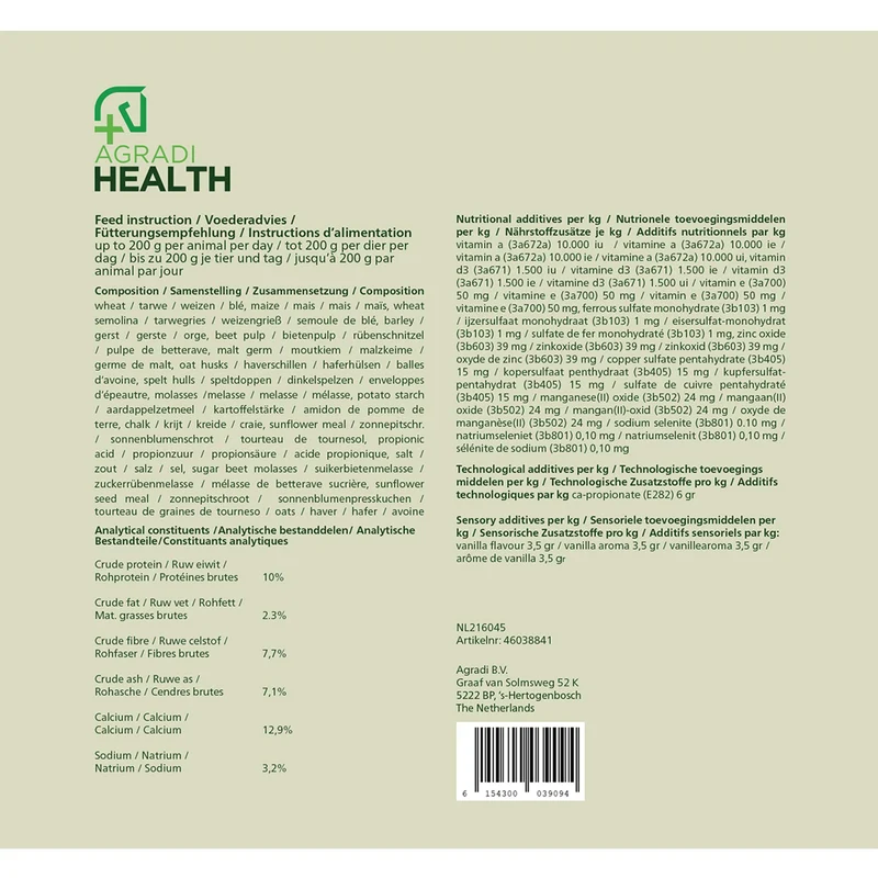 Agradi Health Croquette de Récompense Vanilla
