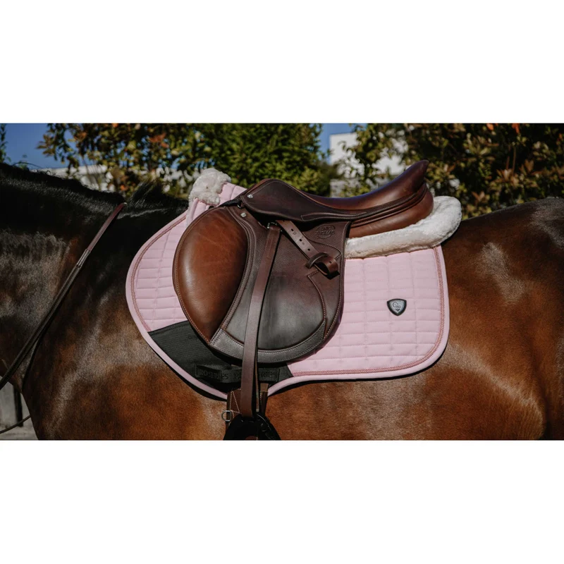 Ekkia Tapis de Selle PRO Combo Master Polyvalent Rose