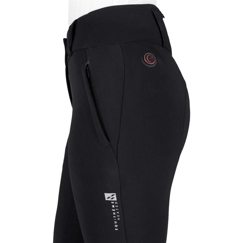 EQUITHÈME Pantalon d'Équitation Sierra Heated Full Grip Noir